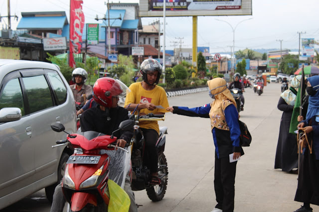 KOPRI dan KOHATI Edukasi Masyarakat Sangatta Cegah Virus Corona