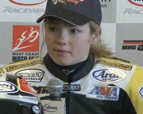 Elena Myers Wins AMA Pro Supersport at Infineon Raceway Video