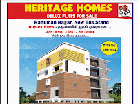 SV.A Heritage Constructions: 2, 3 BHK  Premium Flats in Thanjavur