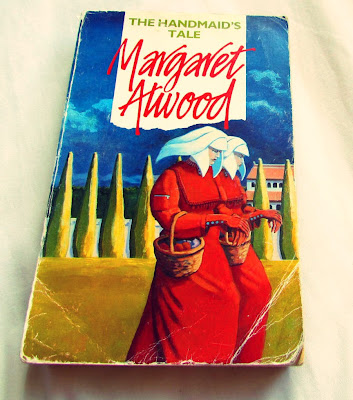 The Handmaid's Tale, Margaret Atwood, vintage, book, paperback 