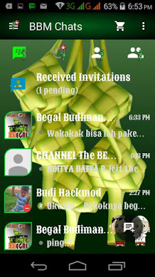 BBM LEBARAN KETUPAT 2015 2.9.0.45 APK (Free Sticker)