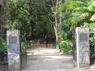 gateway leading into the fernery