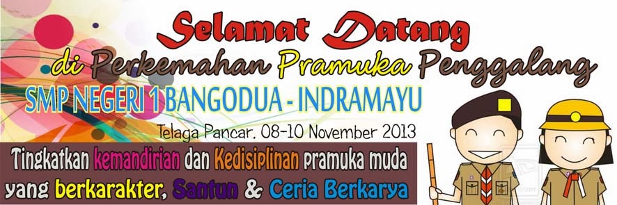  Contoh Banner Selamat Datang Pramuka Contoh Banner