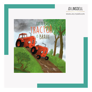 Little Tractor Is Brave by Natalie Quintart book cover