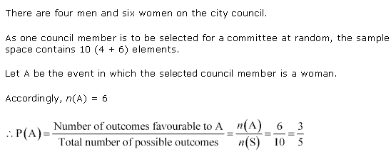 Solutions Class 11 Maths Chapter-16 (Probability)