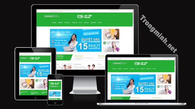 Template Vay Tiền Online 2.0 cho blogger