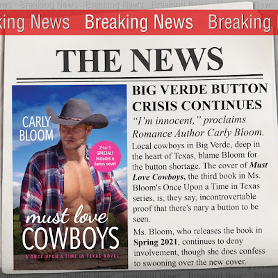 Cover Reveal: Must Love Cowboys by Carly Bloom