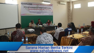 Sekda Pinrang Buka Sosialisasi Peta Ketahanan Dan Kerentanan Pangan