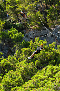 Sportfotografie ZIP Line Tucepi Biokovo Olaf Kerber