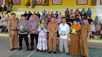 Wakapolres Enrekang Bersama Pemda Enrekang Melaksanakan Giat Gerakan Pangan Murah Di Polsek Tertinggi