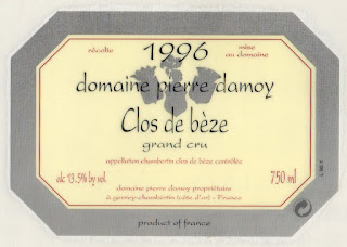 シャンベルタン・クロ・ド・ベーズ　Chambertin Clos de Beze(Pierre Damoy) 1996' 
