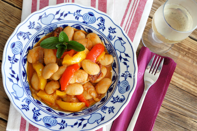 Baked Lima Beans with Tomatoes