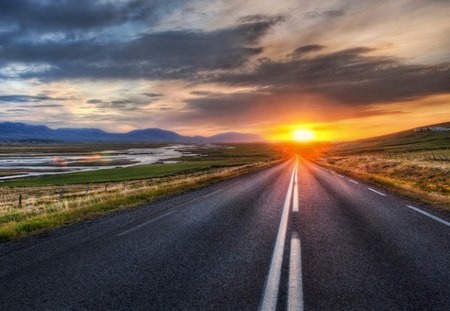 Open road