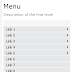 Vertical drop down menu with jQuery