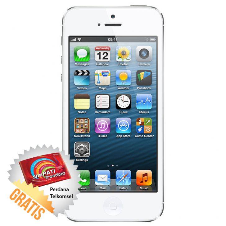 Harga dan Spesifikasi Apple iPhone 5 64GB Telkomsel 