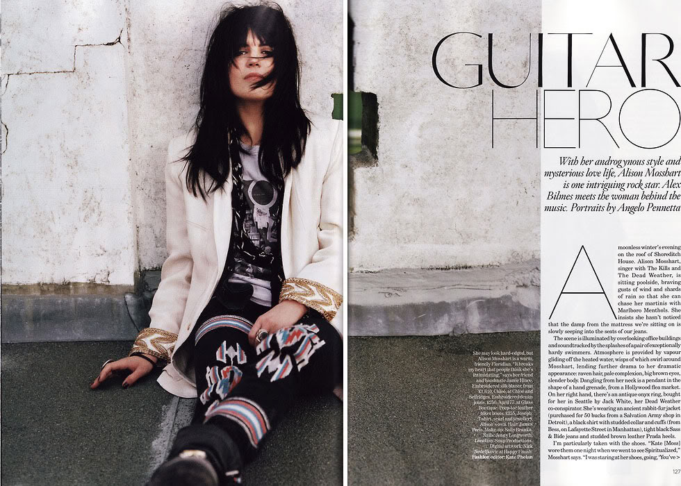 Alison Mosshart in Vogue February 2010