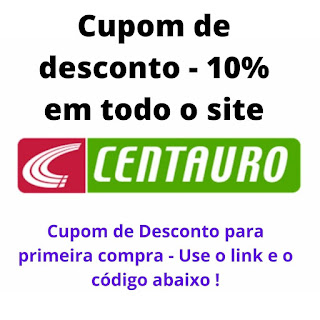 Cupom de Desconto Centauro Artigos Esportivos - 10% na Primeira Compra !