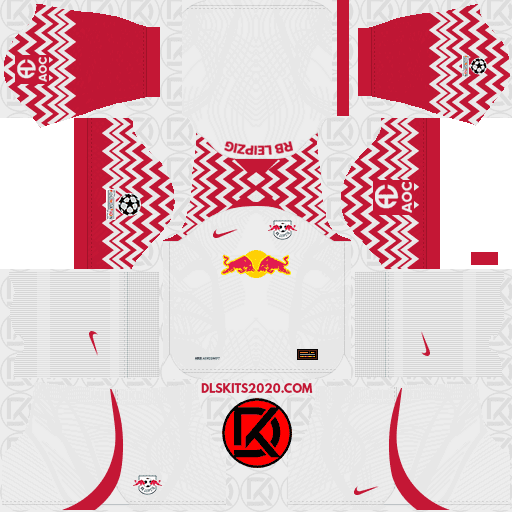 RB Leipzig DLS Kits 2023-2024 Released Nike In Champions League - Dream League Soccer (Home)