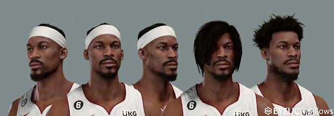 Jimmy Butler Cyberface v1.1 by Billows | NBA 2K23