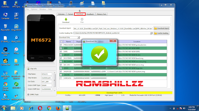 How To Flash MTK Android Phones with SP Flash Tool 5