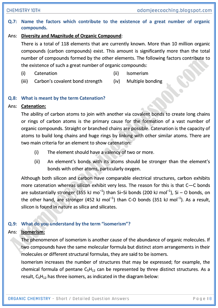 organic-chemistry-short-and-detailed-question-answers-chemistry-10th