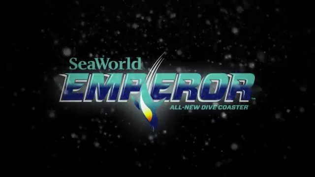 SeaWorld Emperor Logo All New Dive Coaster San Diego