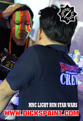 face painting uv glow jakarta