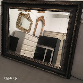 gold and black vintage mirror Lilyfield Life