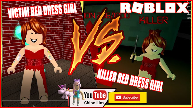 Roblox Survive The Red Dress Girl Gameplay The Red Dress - 