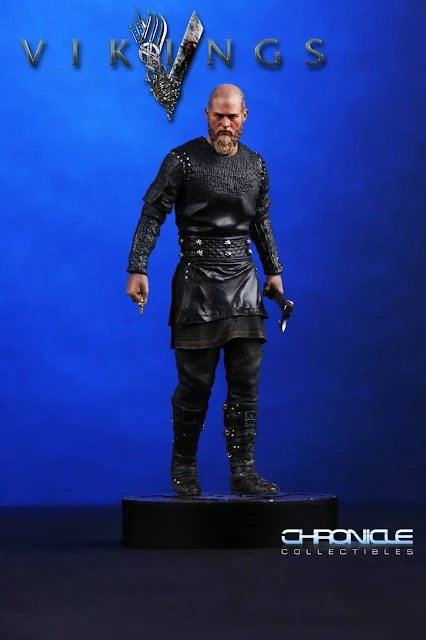 Anunciada Ragnar Lothbrok Resin Statue.de "Vikings" - Chronicle Collectibles