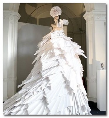 paper dress form