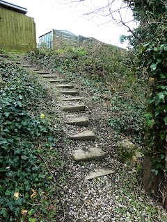 Steps leading uphill