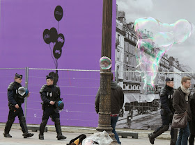 Paris police bubbles