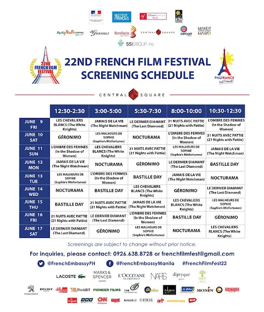 22nd French Film Festival - Bonifacio High Street