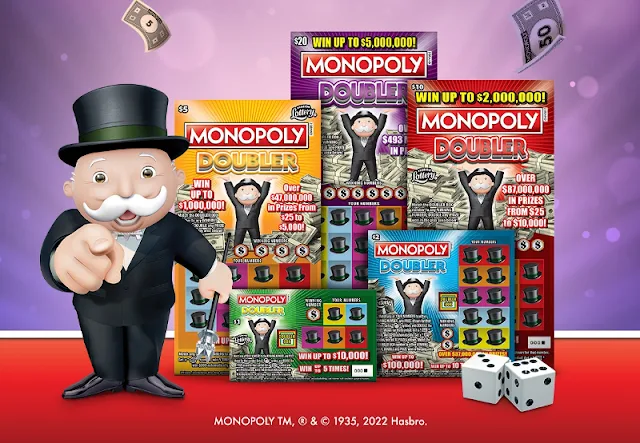 MONOPOLY DOUBLER Scratch-Off game. Credit: Florida Lottery