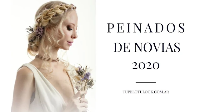 peinado para novia 2020