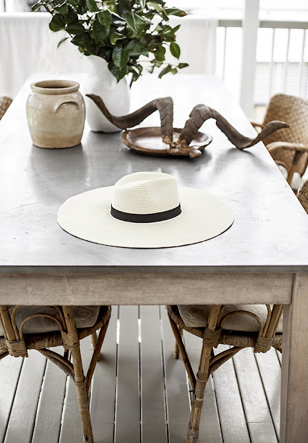 Rustic design in this dining area by Kara Rosenlund - found on Hello Lovely Studio