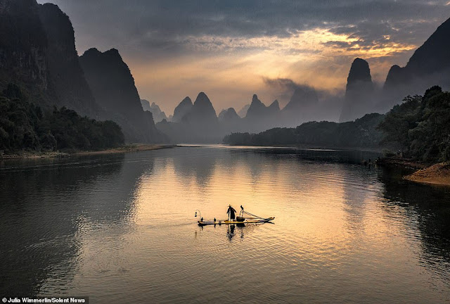 Ảnh đẹp Lão Ngư phủ tại sông Lệ Giang, Trung Quốc 3