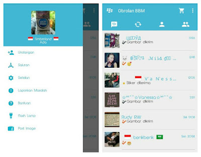 BBM MOD Materialism Blue V2.12.0.11