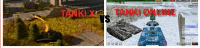 tanki x vs tanki online