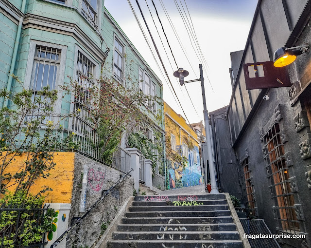 Paseo Dimalow em Valparaíso no Chile