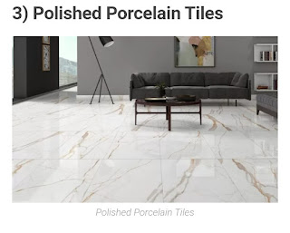 Polished type porcelain tiles