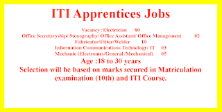 ITI Apprentices Jobs in SJVN Limited