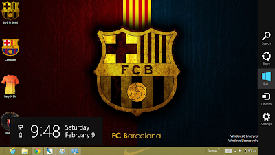 FC Barcelona 2013 Theme For Windows 8