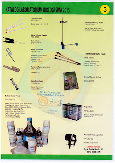 Alat Peraga  Biologi SMA DAK 2015 ,RAB Laboratorium Biologi SMA