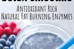 BERRY FLAT BELLY DETOX SMOOTHIE: ANTIOXIDANT RICH NATURAL FAT BURNING ENZYMES