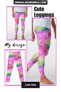 Yellow flowers on pink background Leggings.