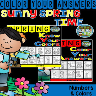 Color By Code Spring Time Know Your Numbers and Know Your Colors Bundle - Your students will adore these Spring Adorable Kids Color By Numbers and Color By Code worksheets while learning and reviewing important skills at the same time! You will love the no prep, print and go ease of these printables.  This math resource includes: * Ten Know Your Colors Color By Numbers Pages  * Ten Know Your Colors Color by Code Pages  * Twenty Answer Keys #FernSmithsClassroomIdeas