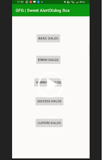 How to Create AlertDialog Box Using SweetAlert Dialog Library