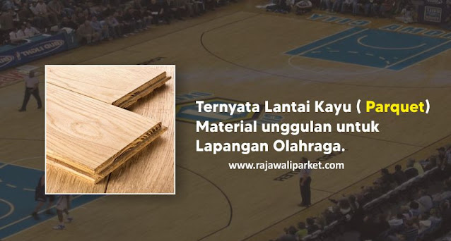 Lantai kayu untuk lapangan